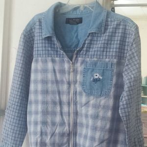 LA Blues Plus size Denim Shirt
